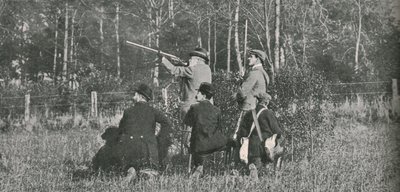 Le roi chassant sur les réserves de Sandringham, années 1900, 1910 - Unbekannt