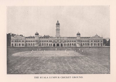Le terrain de cricket de Kuala Lumpur, Malaisie, 1912 - Unbekannt