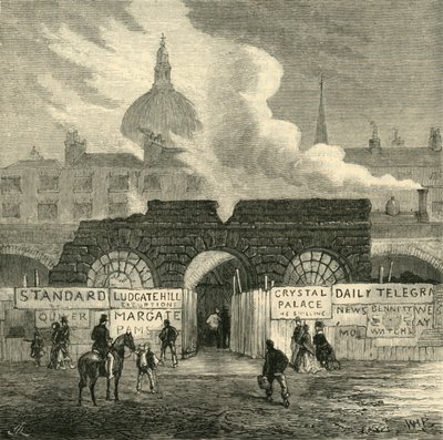 Les derniers vestiges de la prison de Fleet, vers 1872 - Unbekannt
