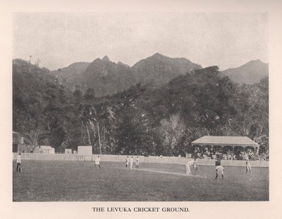 Le terrain de cricket de Levuka, Fidji, 1912 - Unbekannt