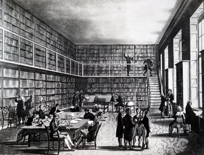 La bibliothèque de la Royal Institution, rue Albemarle - Unbekannt