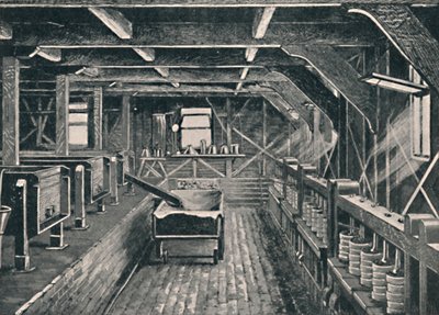 La fromagerie de Longford, Derbyshire, vers 1881, 1904 - Unbekannt