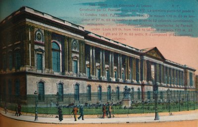 Colonnade du Palais du Louvre, Paris, vers 1920 - Unbekannt