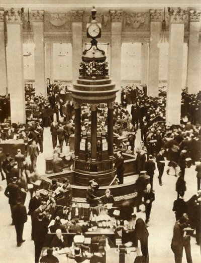 La cloche de Lutine dans la salle de souscription chez Lloyds de Londres, 1933, 1935 - Unbekannt