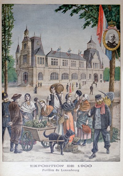 Le pavillon du Luxembourg à l