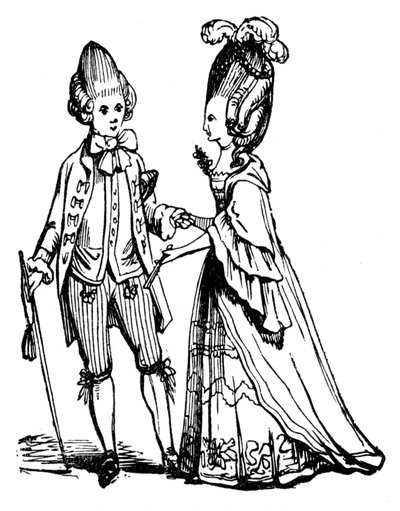 Les Macaronis, 1772, 1910 - Unbekannt