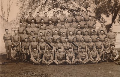 Le peloton de mitrailleuses du premier bataillon, The Queens Own Royal West Kent Regiment. Poona, Inde - Unbekannt