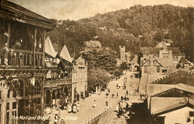 Le Mall et Ridge - Simla, vers 1918-1939 - Unbekannt