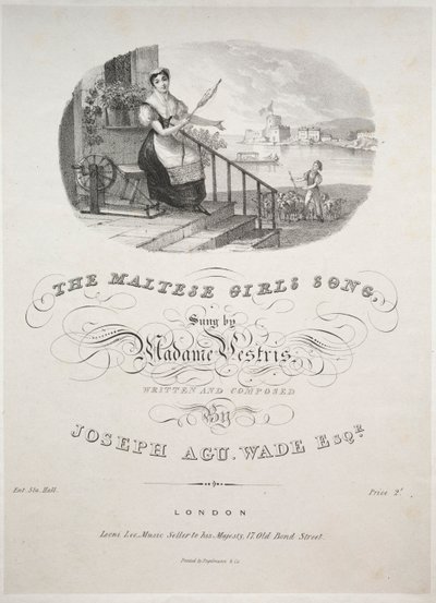 La chanson des filles maltaises, 1800s - Unbekannt