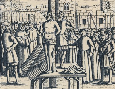 Le Martyre de Maître William Tindall en Flandre près du château de Vilvorde, 1563 - Unbekannt