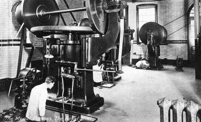 La presse à médailles, la Monnaie royale, Tower Hill, Londres, début du 20e siècle - Unbekannt