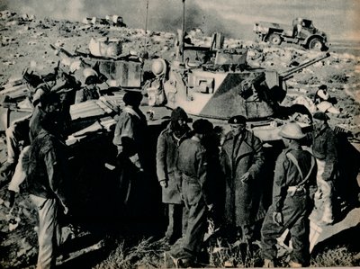 La rencontre à El Duda. Le 26 novembre, la garnison de Tobrouk a pris El Duda - Unbekannt