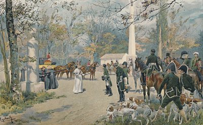 La Rencontre de Napoléon et de Pie VII à Fontainebleau, 1813 - Unbekannt