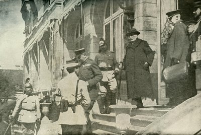 La rencontre des ministres de la guerre britanniques et français, 1915, 1919 - Unbekannt