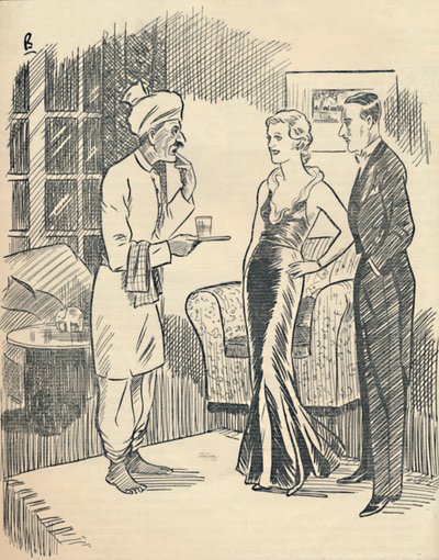 La Memsahib aérant son nouvellement acquis hindoustani, 1936 - Unbekannt