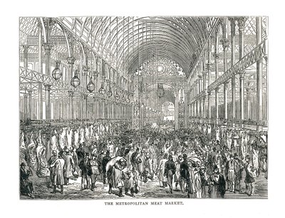 Le marché de la viande métropolitain, 1878 - Unbekannt
