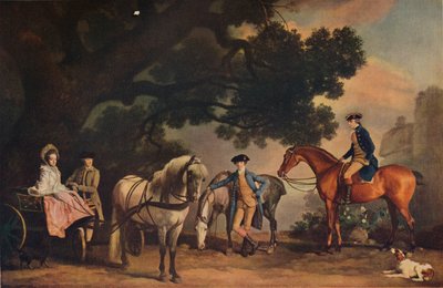 Les familles Milbanke et Melbourne, vers 1796 - Unbekannt