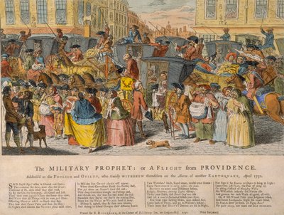 Le Prophète militaire : ou une fuite de Providence, 1750 - Unbekannt