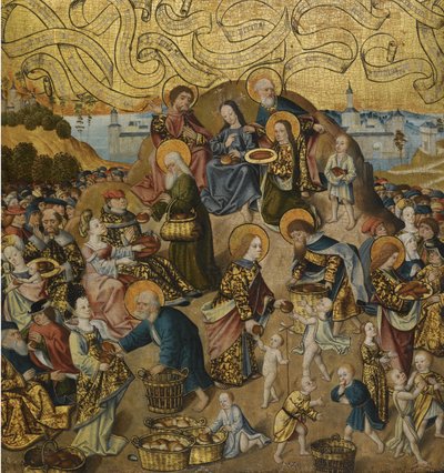 Le Miracle des cinq pains et des deux poissons, c. 1500 - Unbekannt