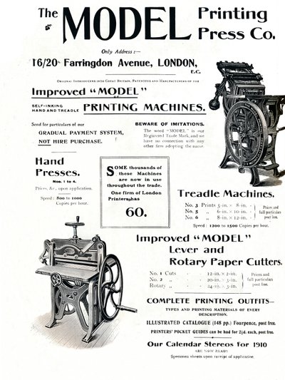The Model Printing Press Co. - Unbekannt