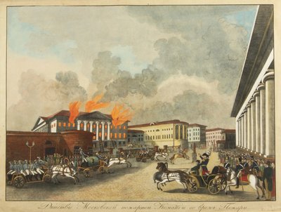 Les pompiers de Moscou, 1810 - Unbekannt