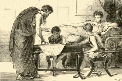 La mère des Gracques, 1890 - Unbekannt