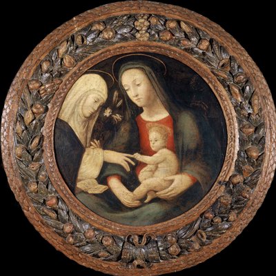 Le mariage mystique de Sainte Catherine, première moitié du 16e siècle - Unbekannt