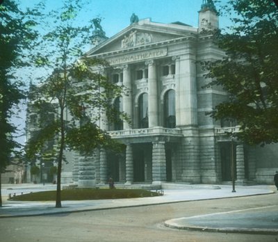 Le Théâtre National, Christiania, Oslo, Norvège, fin du 19e-début du 20e siècle - Unbekannt