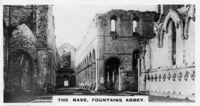 La Nef, Abbaye de Fountains, North Yorkshire, vers 1920 - Unbekannt