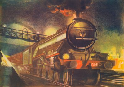 Le Night Scotsman, L.N.E.R., quittant Kings Cross, 1940 - Unbekannt