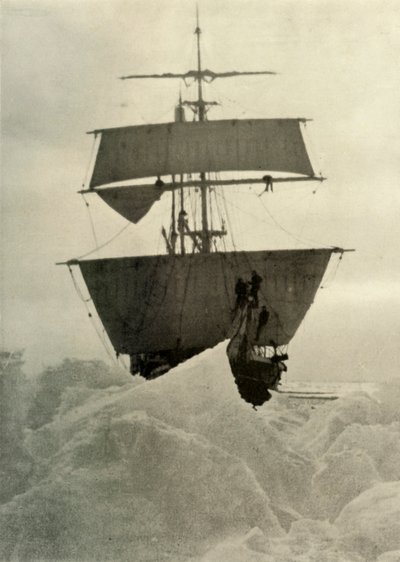 Le Nimrod retenu dans la glace, 1908-1909 - Unbekannt