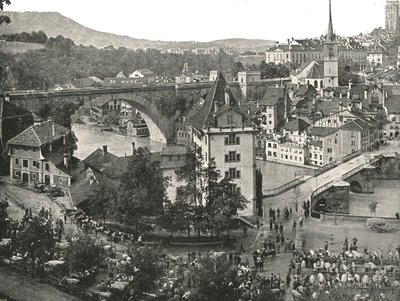Le pont de Nydegg et le marché aux bestiaux, Berne, Suisse - Unbekannt