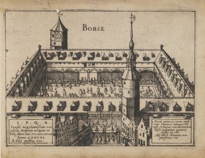 La Vieille Bourse à Anvers, début du XVIIe siècle - Unbekannt
