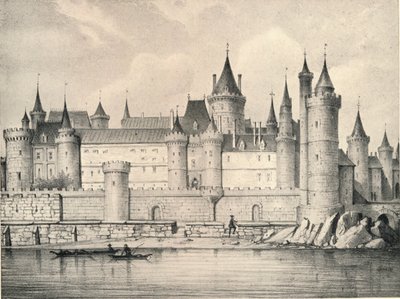 Le Vieux Louvre en 1670 - Unbekannt