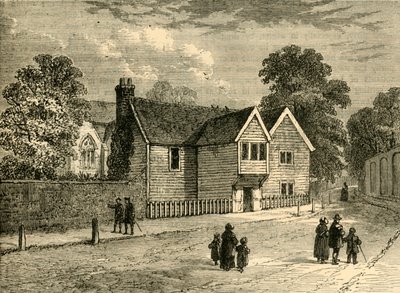 Le vieux presbytère, Stoke Newington, en 1858, vers 1876 - Unbekannt