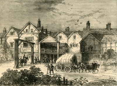 Le Vieux Tabard Inn, au XVIIe siècle - Unbekannt