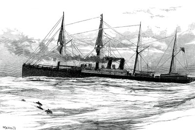 Le paquebot Orient de la Compagnie de Navigation à Vapeur de l