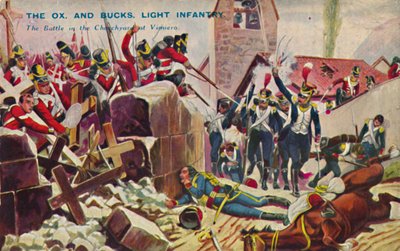 Le Ox. Et Bucks. Infanterie légère. La bataille dans le cimetière de Vimiero, 1808, 1939 - Unbekannt