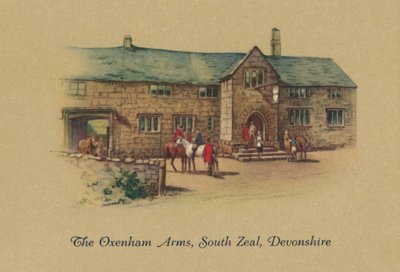The Oxenham Arms, South Zeal, Devonshire, 1939 - Unbekannt