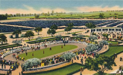 Le Paddock à Santa Anita, Los Angeles Turf Club, Arcadia, Californie - Unbekannt