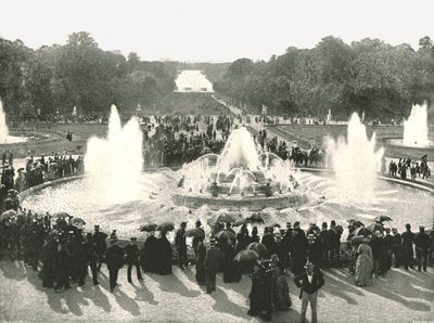 Les fontaines du palais, Versailles, France, 1895 - Unbekannt