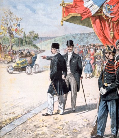 Le Shah persan Mozzafar al-Din Shah Qajar en France, 1902 - Unbekannt