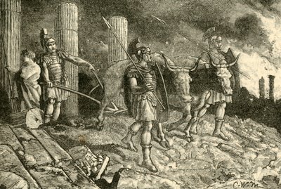 La charrue passant sur le site de Carthage, 1890 - Unbekannt