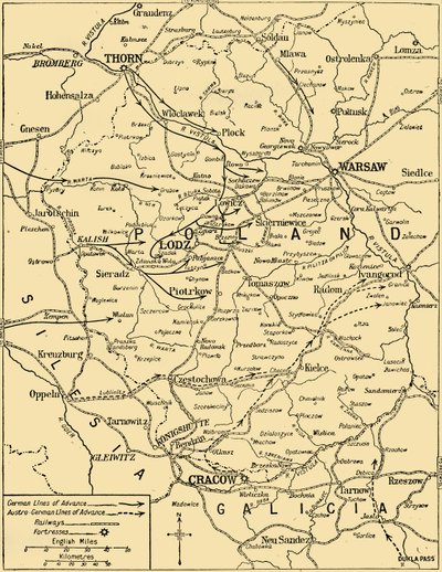 La campagne polonaise, 1914, vers 1920 - Unbekannt