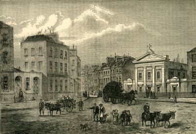 Le Polygone, Somers Town, en 1850, vers 1876 - Unbekannt