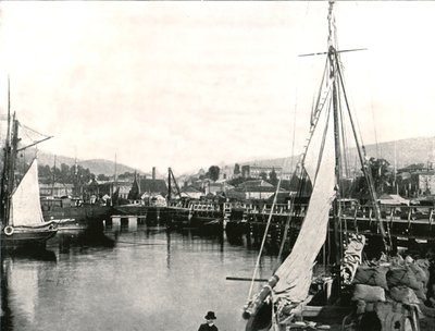 Le port de Hobart, Tasmanie, Australie, 1895 - Unbekannt