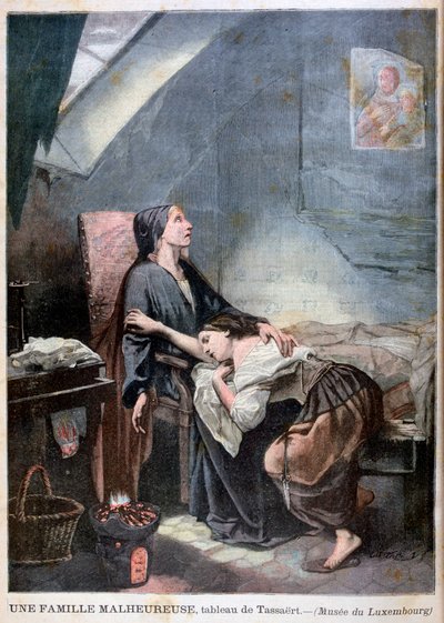 La famille indigente, ou Le suicide, 1849, 1897 - Unbekannt