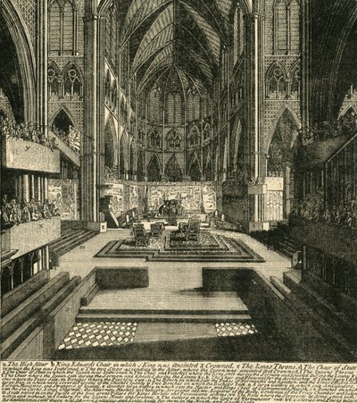 Les préparatifs pour le couronnement de Jacques II et de sa reine, en 1685, 1881 - Unbekannt