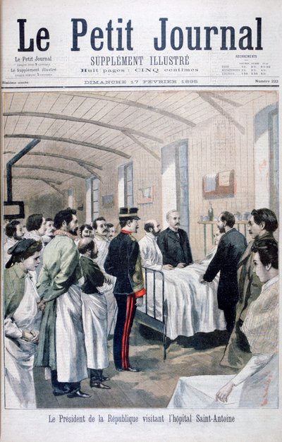 Le président de la République, Félix Faure, visitant l