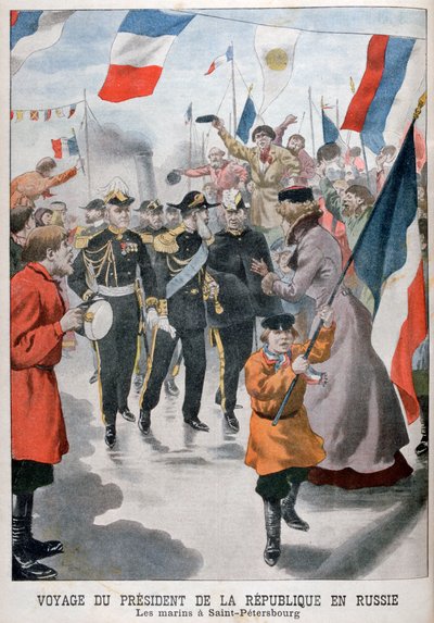 Le président de la République française visitant Saint-Pétersbourg, Russie, 1902 - Unbekannt